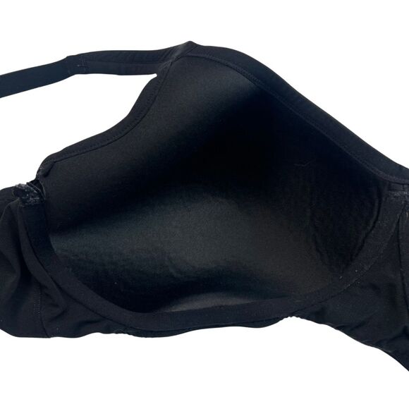 Torrid Sports Bra Womens 48DD Black Active Wireless Medium Impact Activewear - Picture 7 of 12